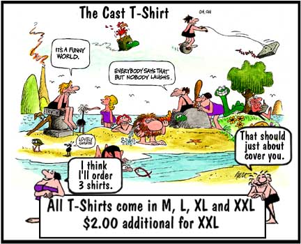 Click here to see a closeup of the Cast T-Shirt!